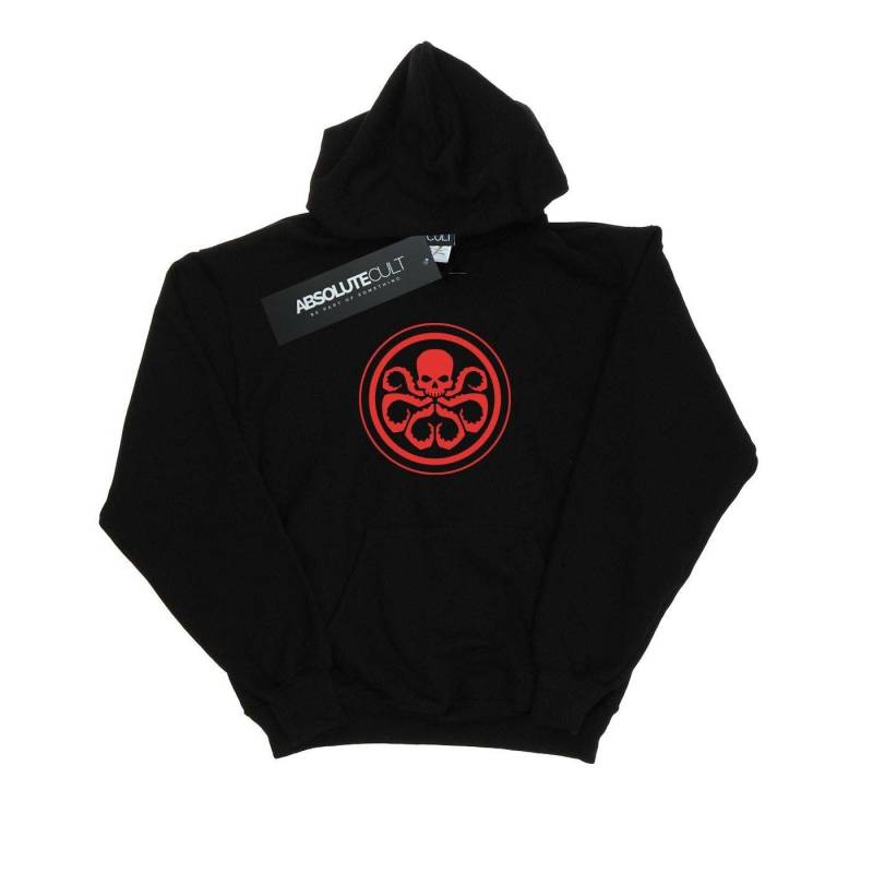 Hydra Logo Kapuzenpullover Unisex Schwarz 128 von MARVEL