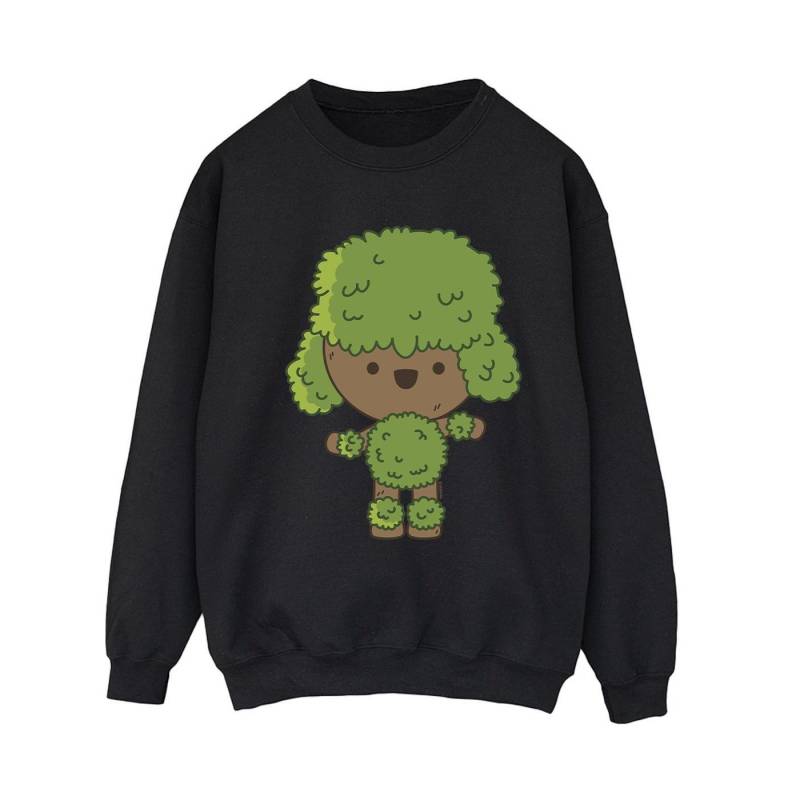 I Am Groot Chibi Dance Sweatshirt Damen Schwarz L von MARVEL