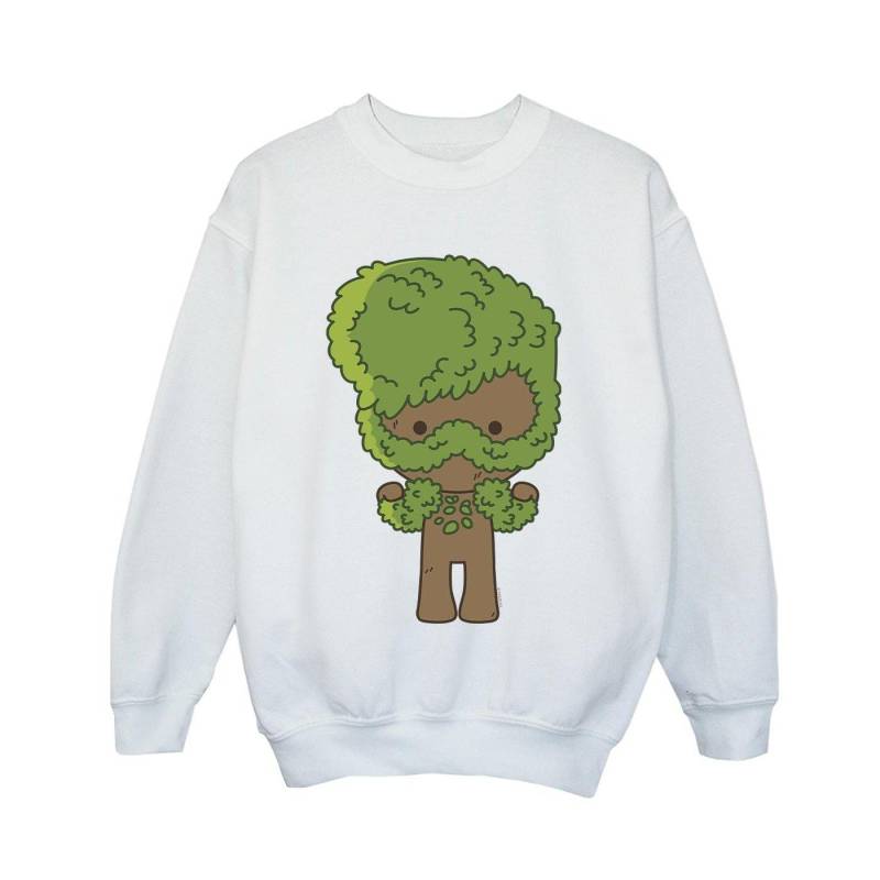 I Am Groot Chibi Flex Sweatshirt Unisex Weiss 116 von MARVEL