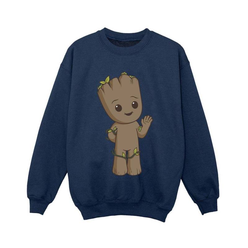 I Am Groot Cute Groot Sweatshirt Unisex Marine 140/146 von MARVEL