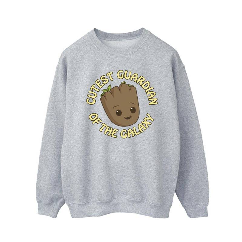 I Am Groot Cutest Guardian Sweatshirt Herren Grau 4XL von MARVEL