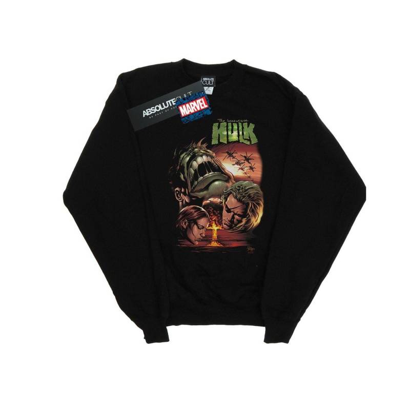 Incredible Hulk Dead Like Me Sweatshirt Unisex Schwarz 152-158 von MARVEL