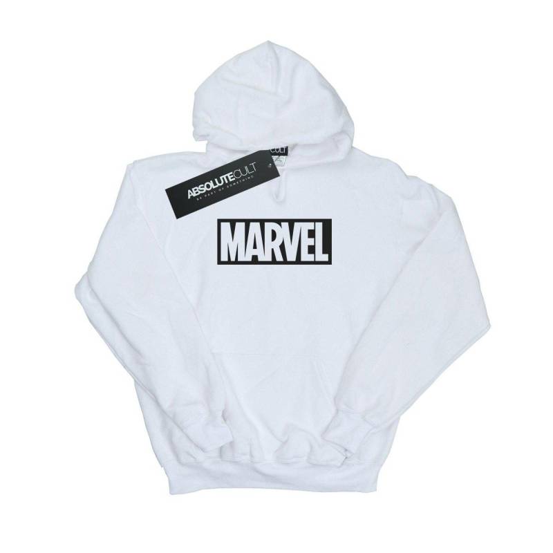 MARVEL - Kapuzenpullover Logo, für Damen, Weiss, Größe M von MARVEL