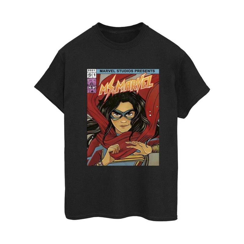 Ms Comic Poster Tshirt Damen Schwarz L von MARVEL