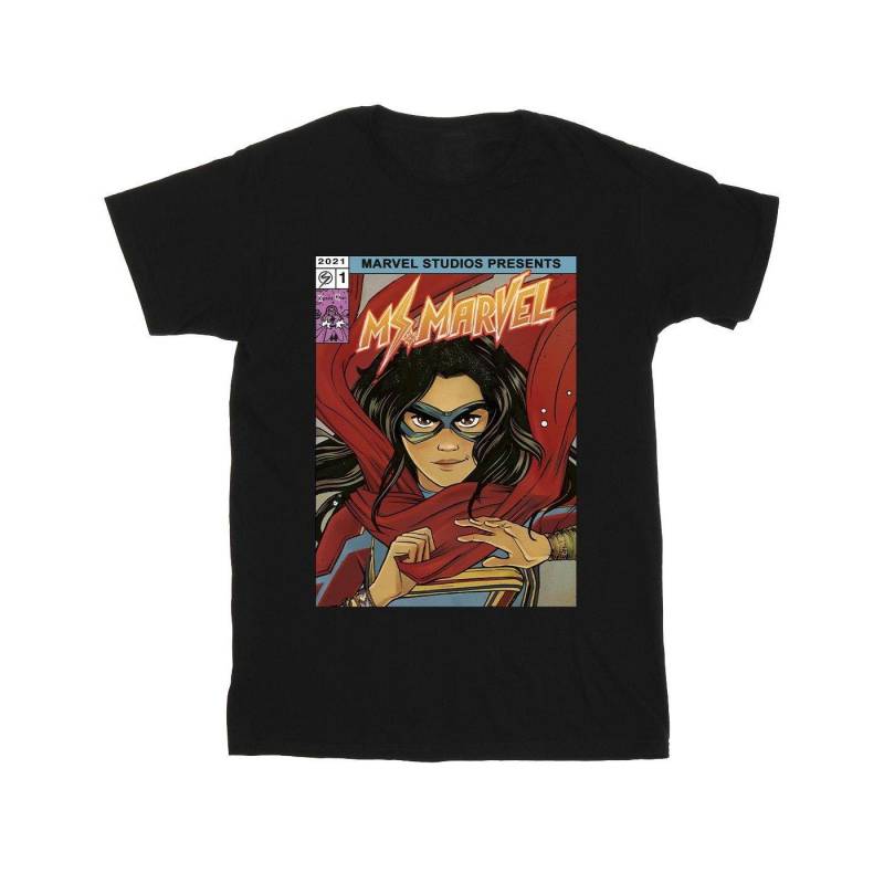 Ms Comic Poster Tshirt Herren Schwarz 4XL von MARVEL