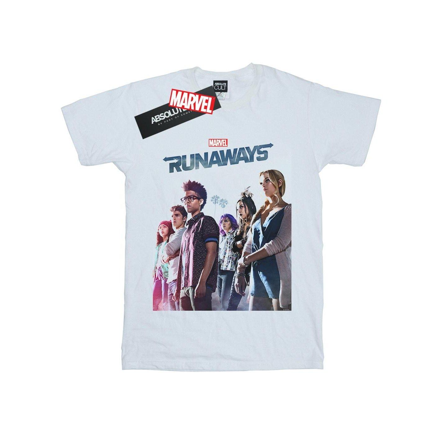 Runaways Misty Poster Tshirt Damen Weiss XL von MARVEL