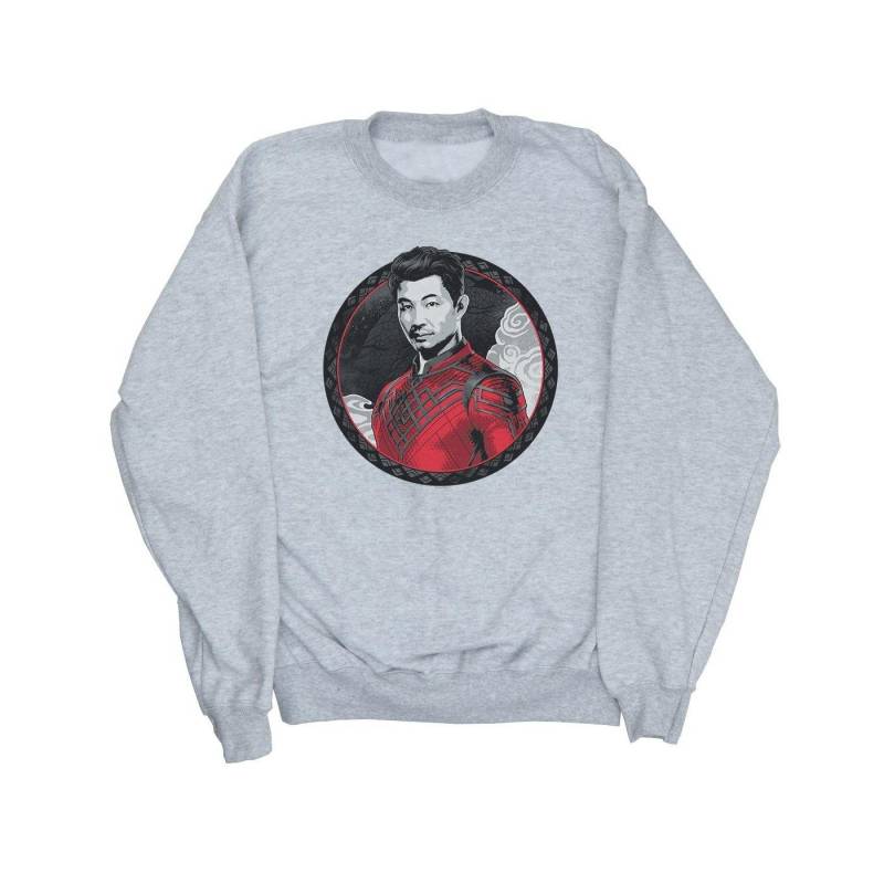 Shangchi And The Legend Of The Ten Rings Red Ring Sweatshirt Damen Grau S von MARVEL