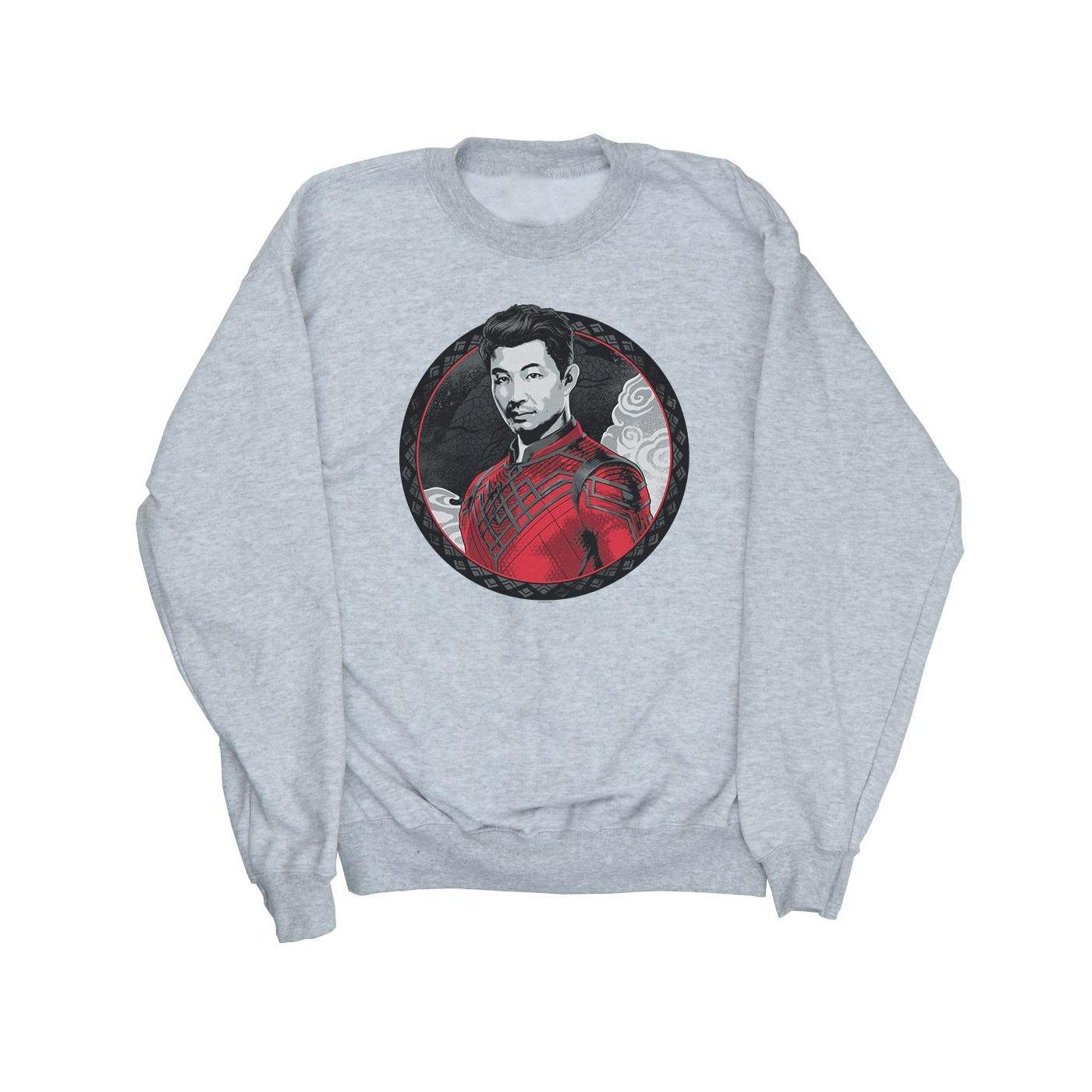 Shangchi And The Legend Of The Ten Rings Red Ring Sweatshirt Damen Grau XL von MARVEL