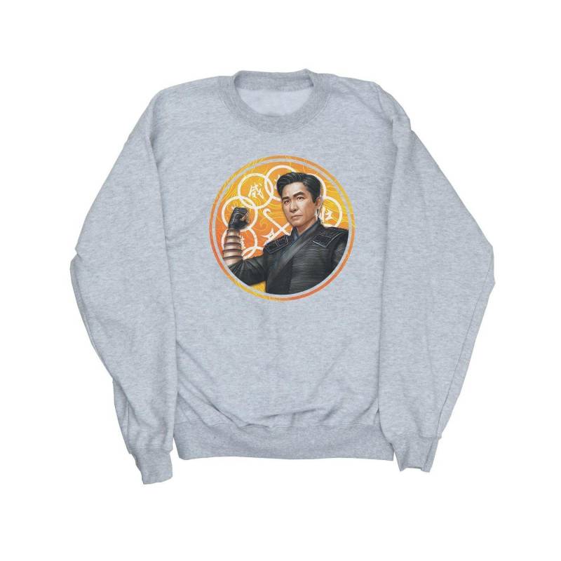 Shangchi And The Legend Of The Ten Rings Ten Ring Pose Sweatshirt Damen Grau L von MARVEL