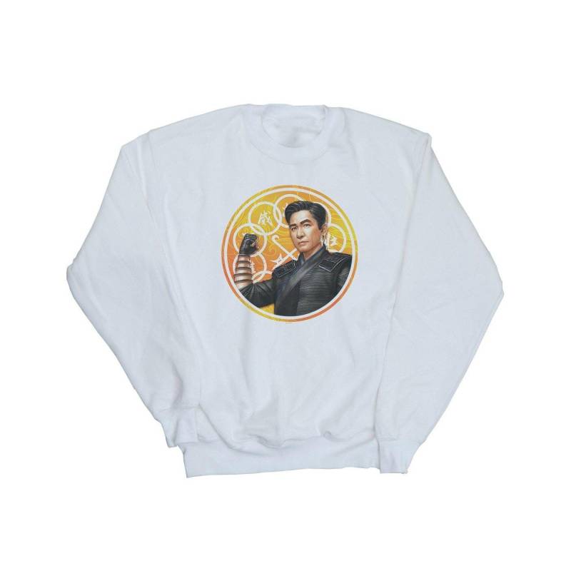 Shangchi And The Legend Of The Ten Rings Ten Ring Pose Sweatshirt Damen Weiss L von MARVEL