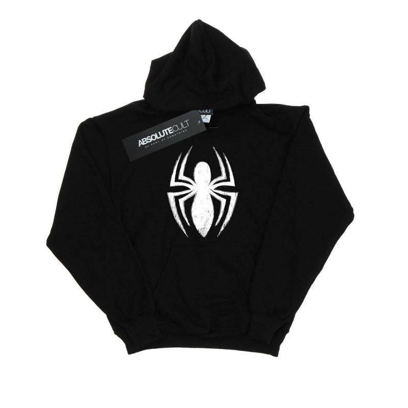 Spiderman Ultimate Spider Logo Kapuzenpullover Damen Schwarz M von MARVEL