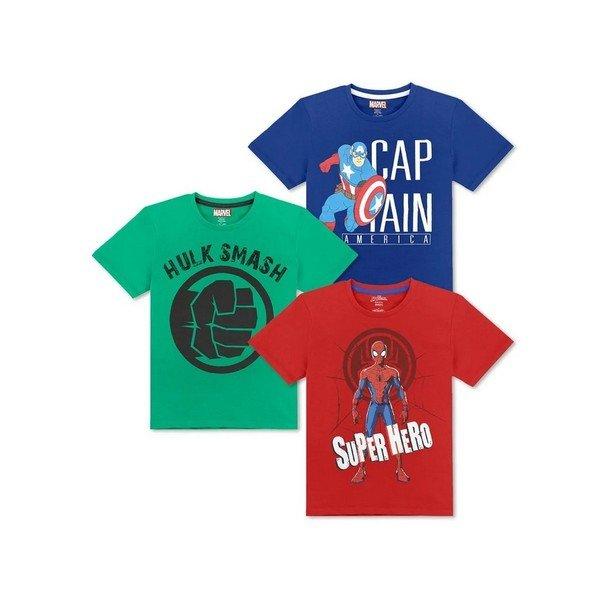 Superhero Tshirt (3erpack) Jungen Multicolor 146/152 von MARVEL