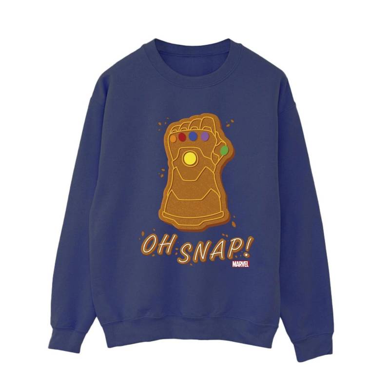 Thanos Oh Snap Sweatshirt Damen Marine XXL von MARVEL