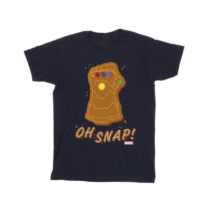 Thanos Oh Snap Tshirt Mädchen Marine 116 von MARVEL