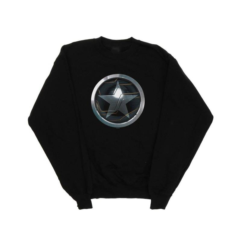 The Falcon And The Winter Soldier Chest Star Sweatshirt Damen Schwarz XXL von MARVEL