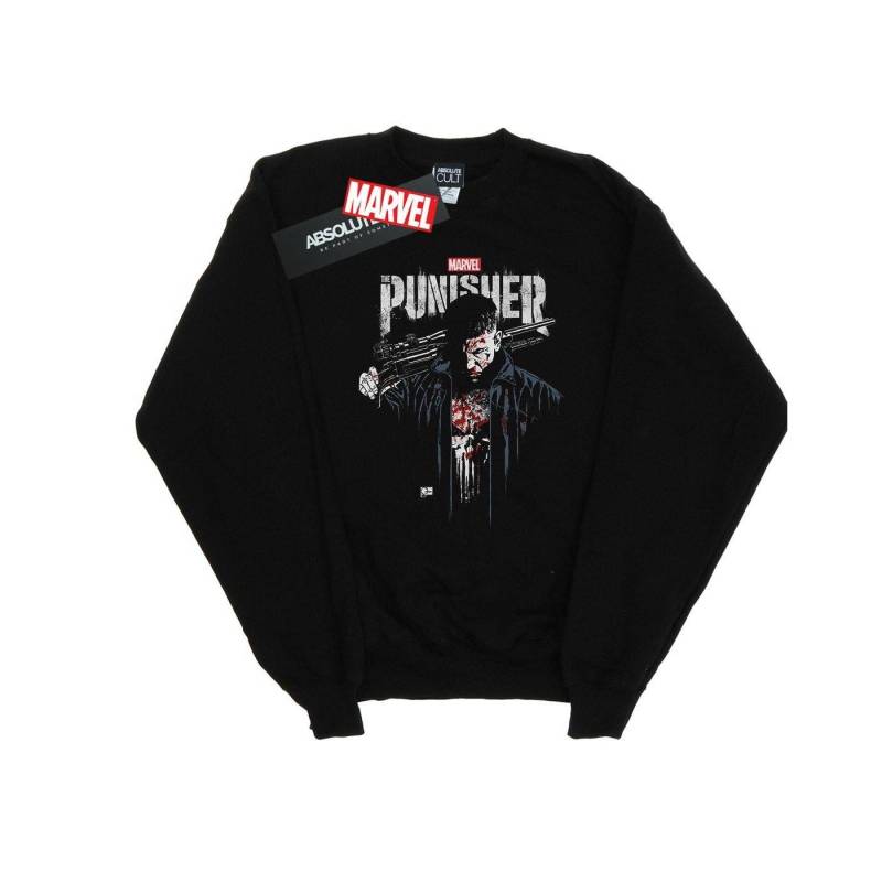 The Punisher Tv Series Frank Castle Sweatshirt Damen Schwarz S von MARVEL