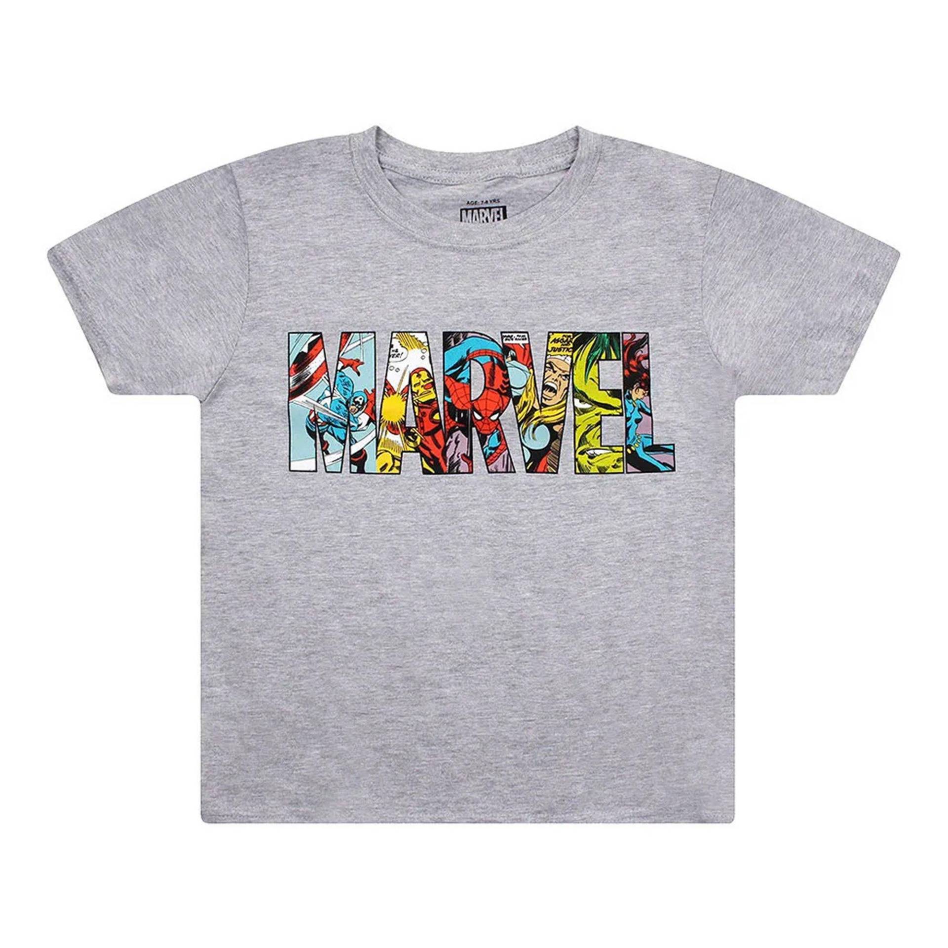 Tshirt Jungen Grau 134 von MARVEL