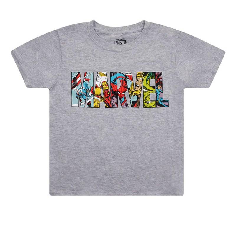 MARVEL - TShirt Logo, 140, Grau von MARVEL