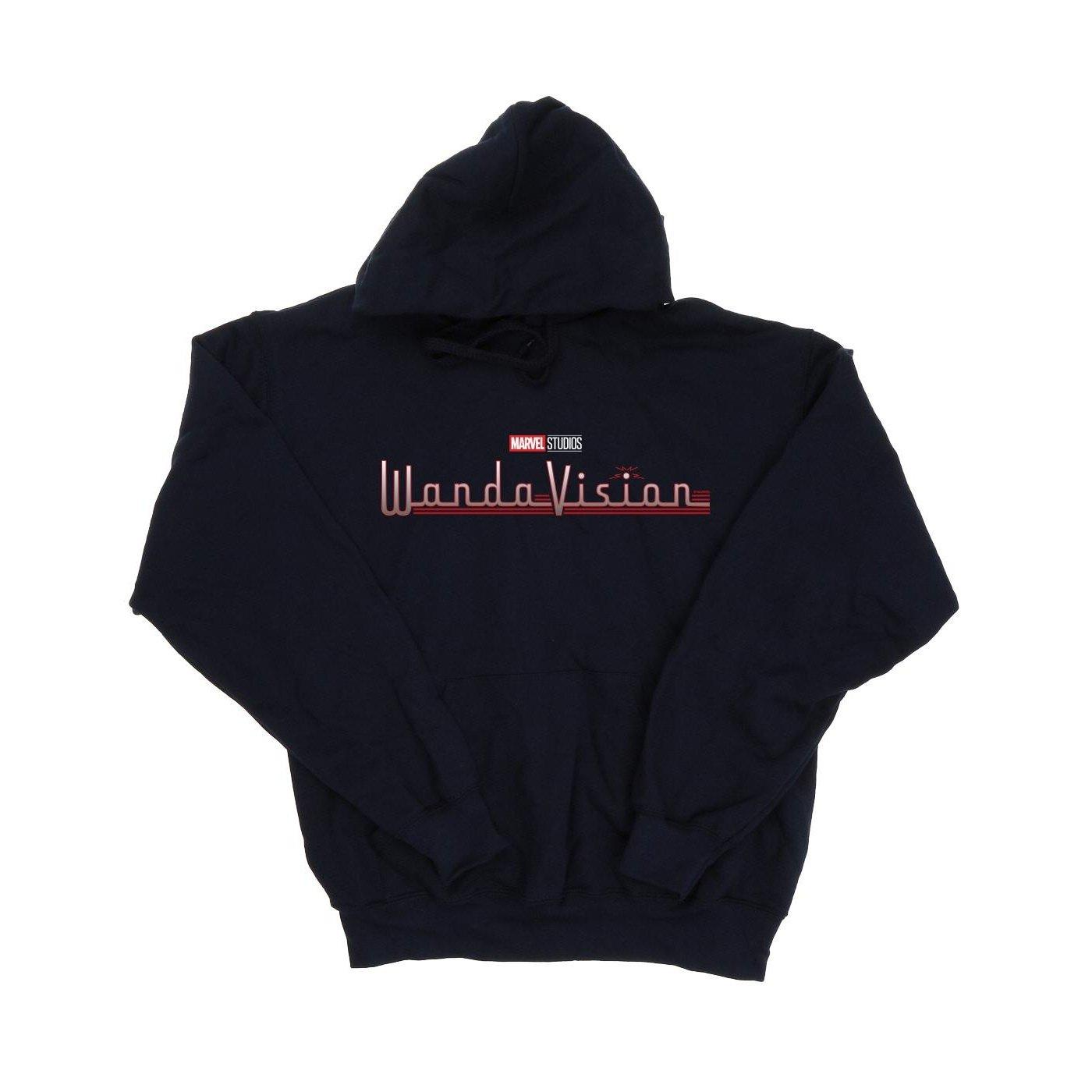 Wandavision Logo Kapuzenpullover Mädchen Marine 116 von MARVEL