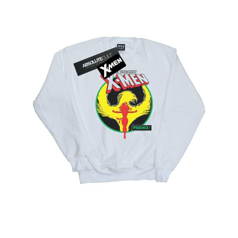 Xmen Phoenix Circle Sweatshirt Herren Weiss 4XL von MARVEL