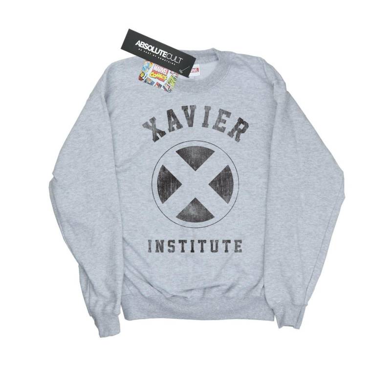 Xmen Xavier Institute Sweatshirt Herren Grau S von MARVEL