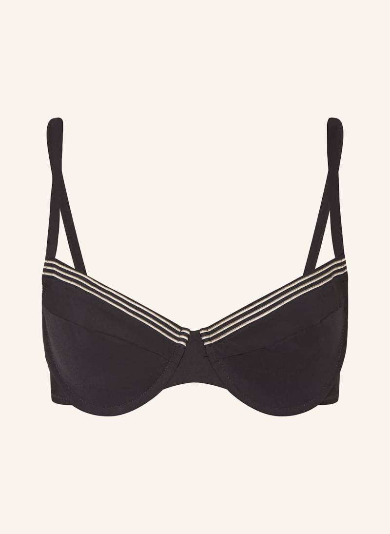 Maryan Mehlhorn Bügel-Bikini-Top Stratum schwarz von MARYAN MEHLHORN