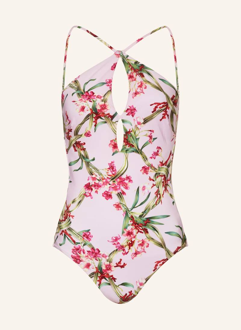 Maryan Mehlhorn High-Neck-Bikini-Top Botanique pink von MARYAN MEHLHORN