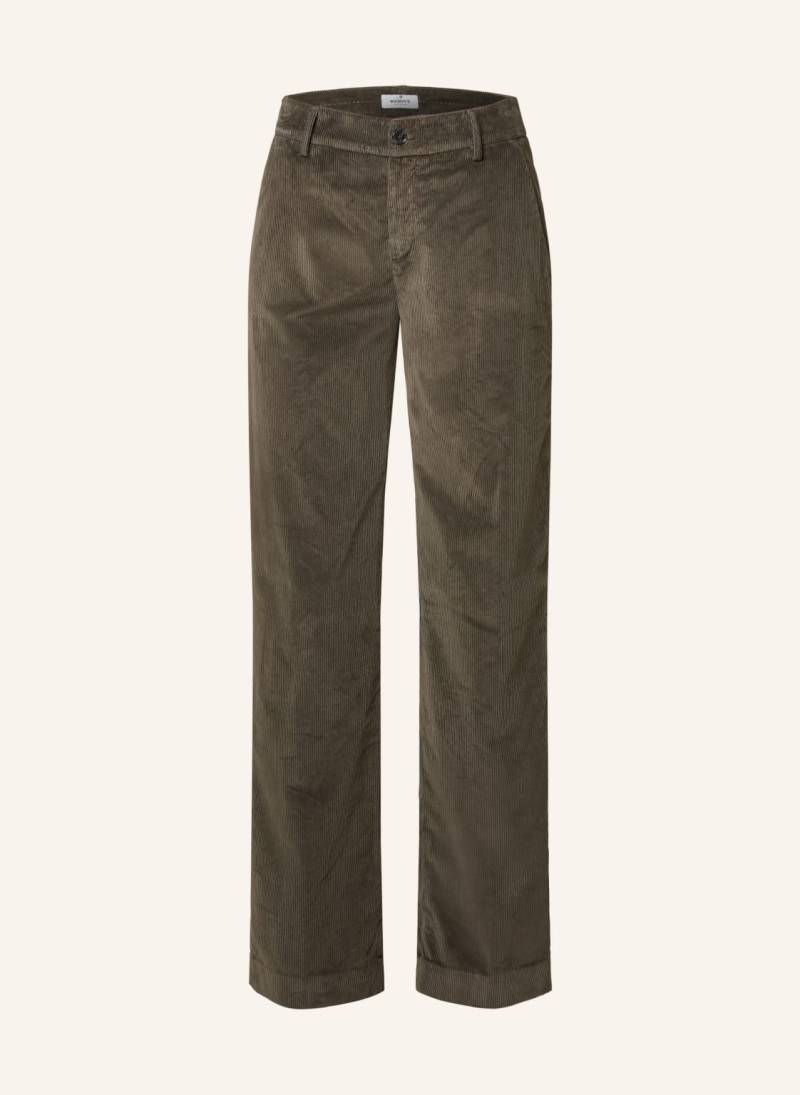 Mason's Cordhose New York Straight grau von MASON'S