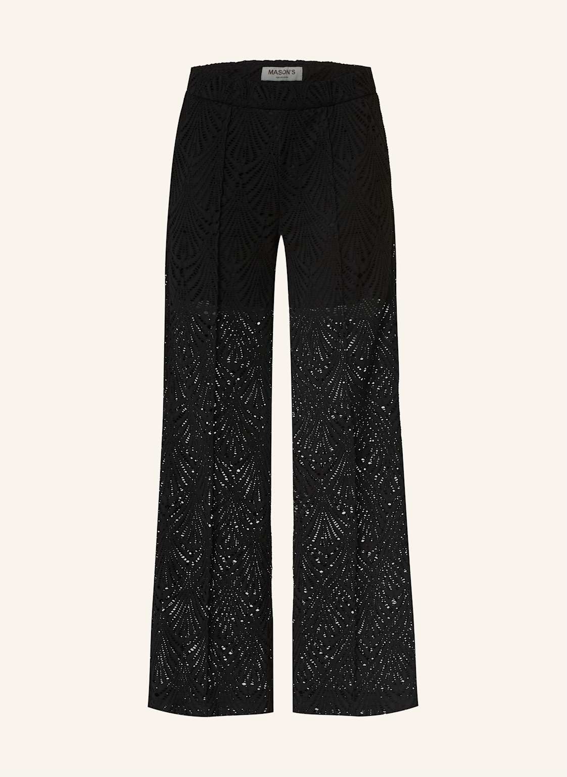 Mason's Hose Aus Lochspitze schwarz Mason's Hose Aus Lochspitze schwarz von MASON'S