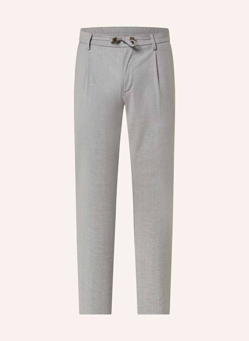 Mason's Hose New York Im Jogging-Stil Extra Slim Fit grau von MASON'S