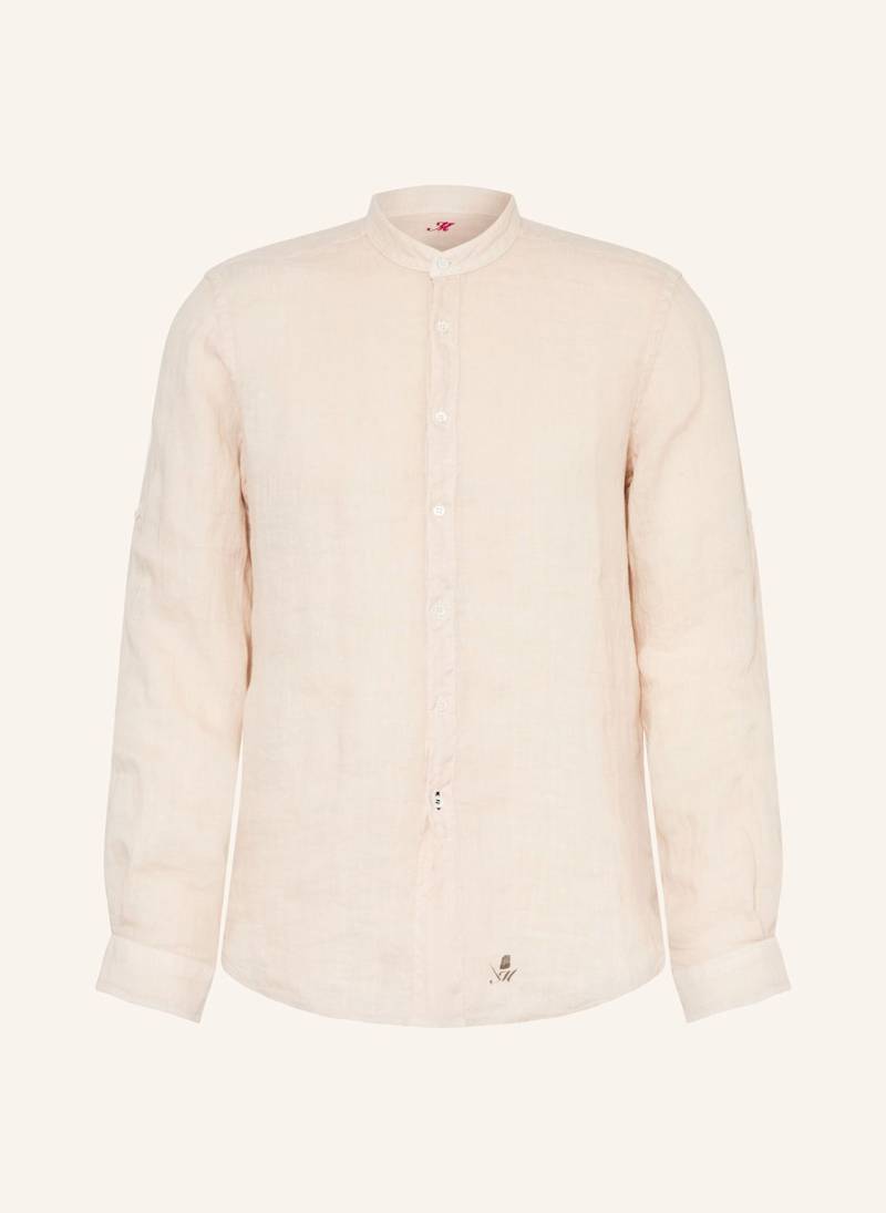 Mason's Leinenhemd Slim Fit Mit Stehkragen beige von MASON'S