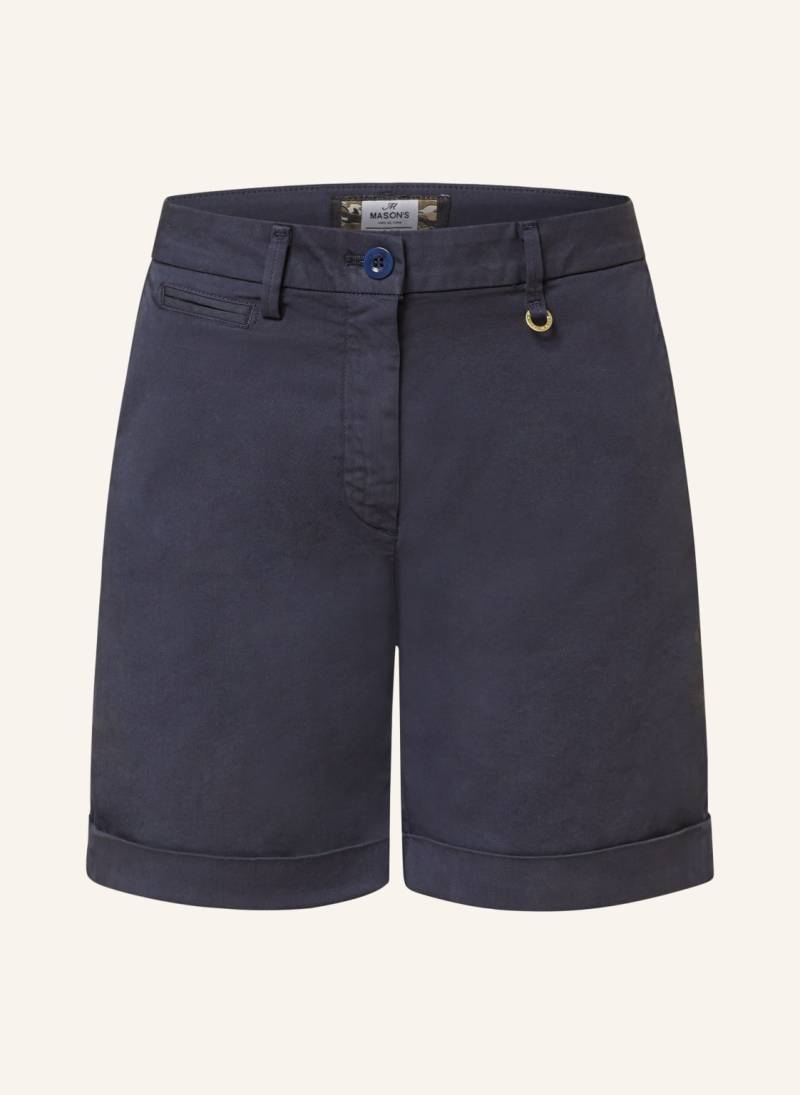 Mason's Shorts Jacqueline Curvie blau von MASON'S