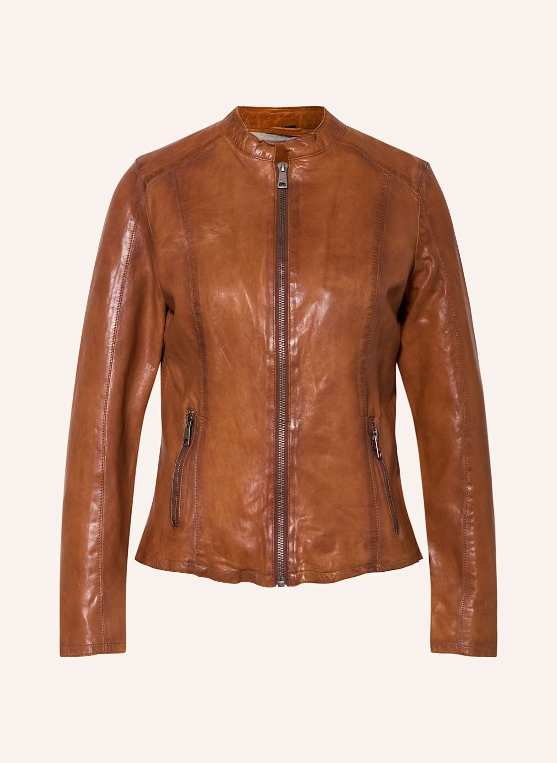 Mauritius Lederjacke Mwandriana braun Mauritius Lederjacke Mwandriana braun von MAURITIUS