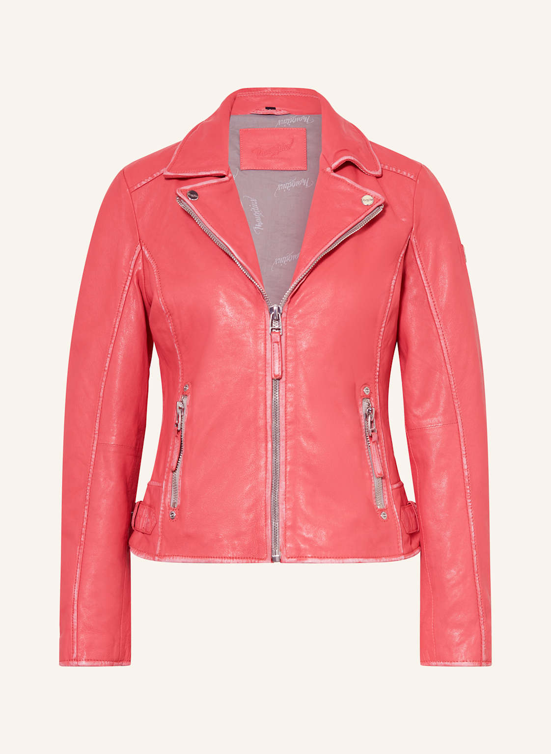 Mauritius Lederjacke Mwlouzia rot von MAURITIUS