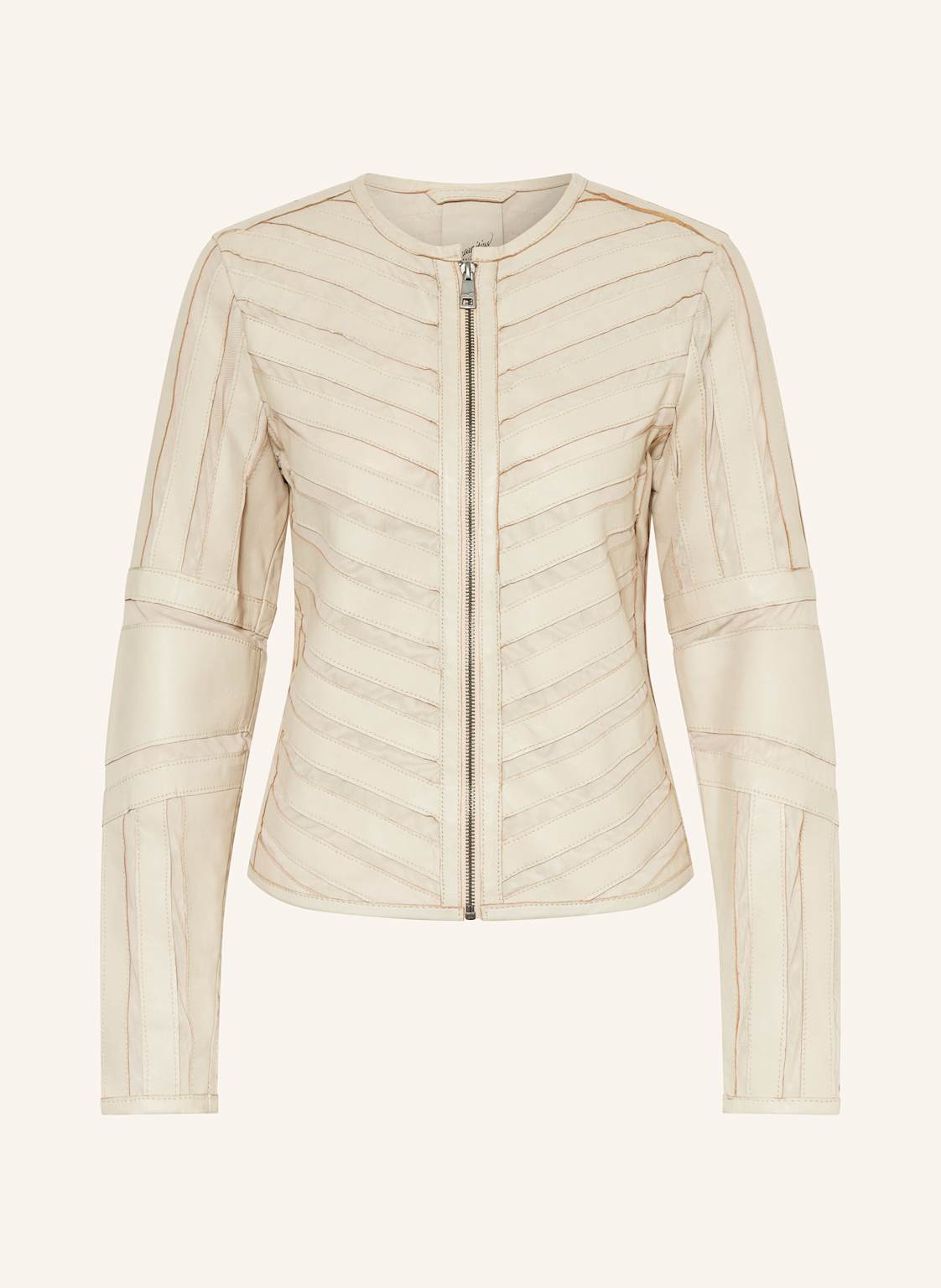 Mauritius Lederjacke Mwsuri weiss Mauritius Lederjacke Mwsuri weiss von MAURITIUS