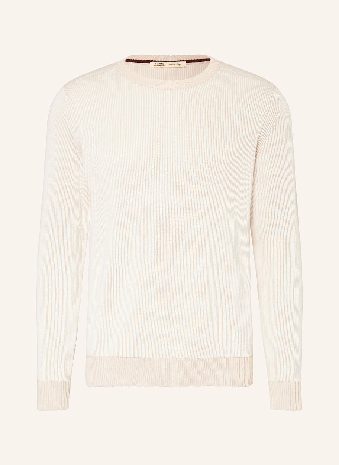 Maurizio  Baldassari Pullover Vanise Mit Seide beige