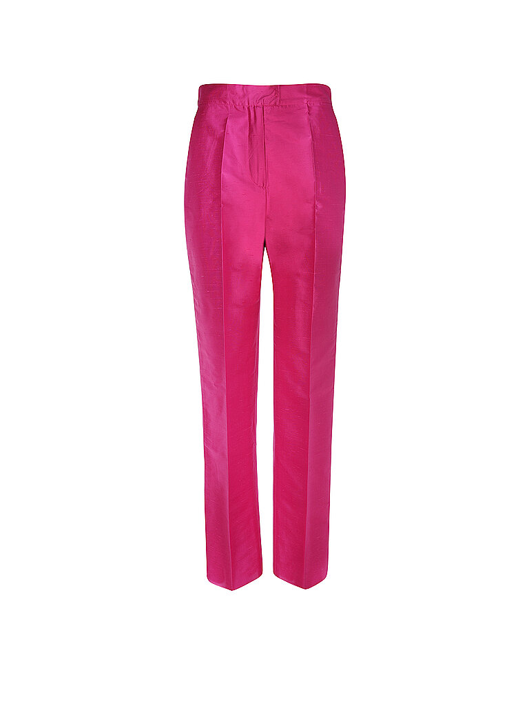 MAX MARA STUDIO Seidenhose SHANTUNG pink | 38 von MAX MARA STUDIO