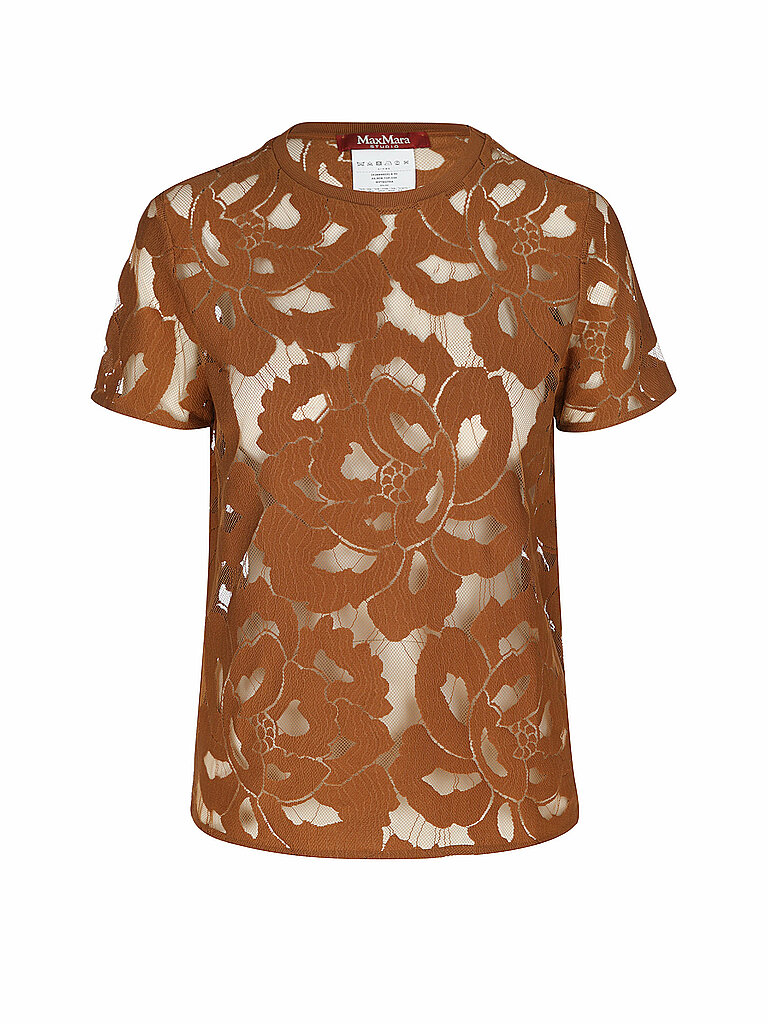 MAX MARA STUDIO T-Shirt DERNA braun | L von MAX MARA STUDIO