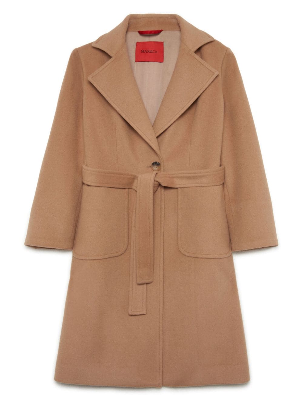 MAX&Co. Kids Runaway single-breasted coat - Neutrals von MAX&Co. Kids