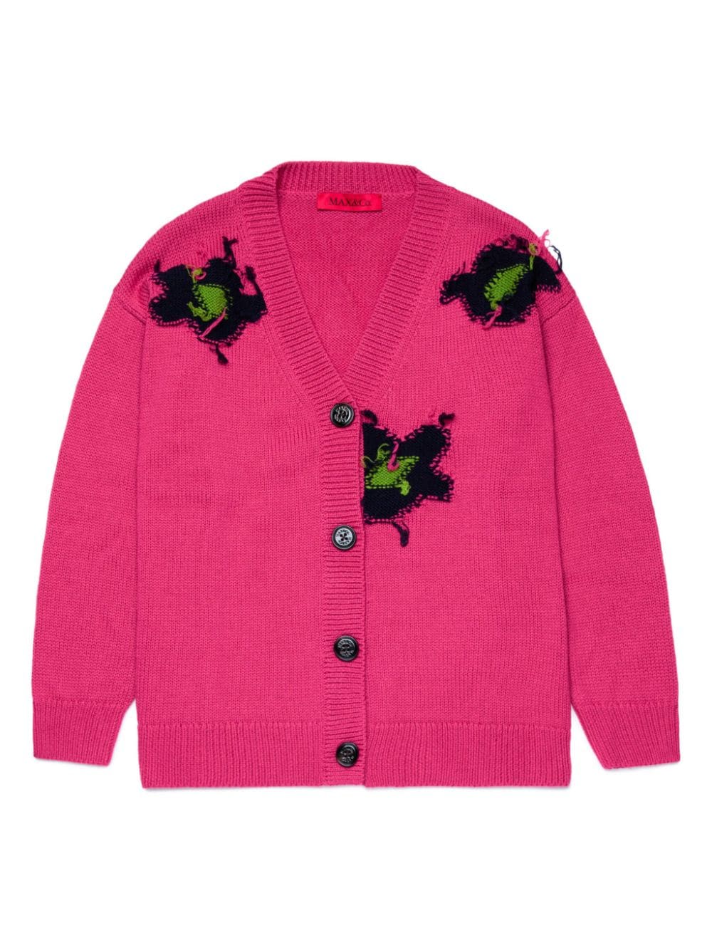 MAX&Co. Kids V-neck button-up cardigan - Pink von MAX&Co. Kids