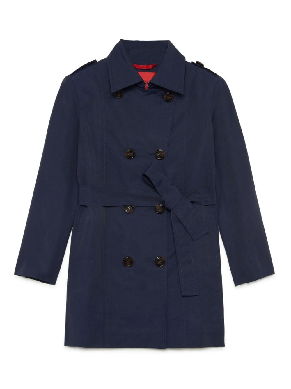 MAX&Co. Kids belted double-breasted coat - Blue von MAX&Co. Kids