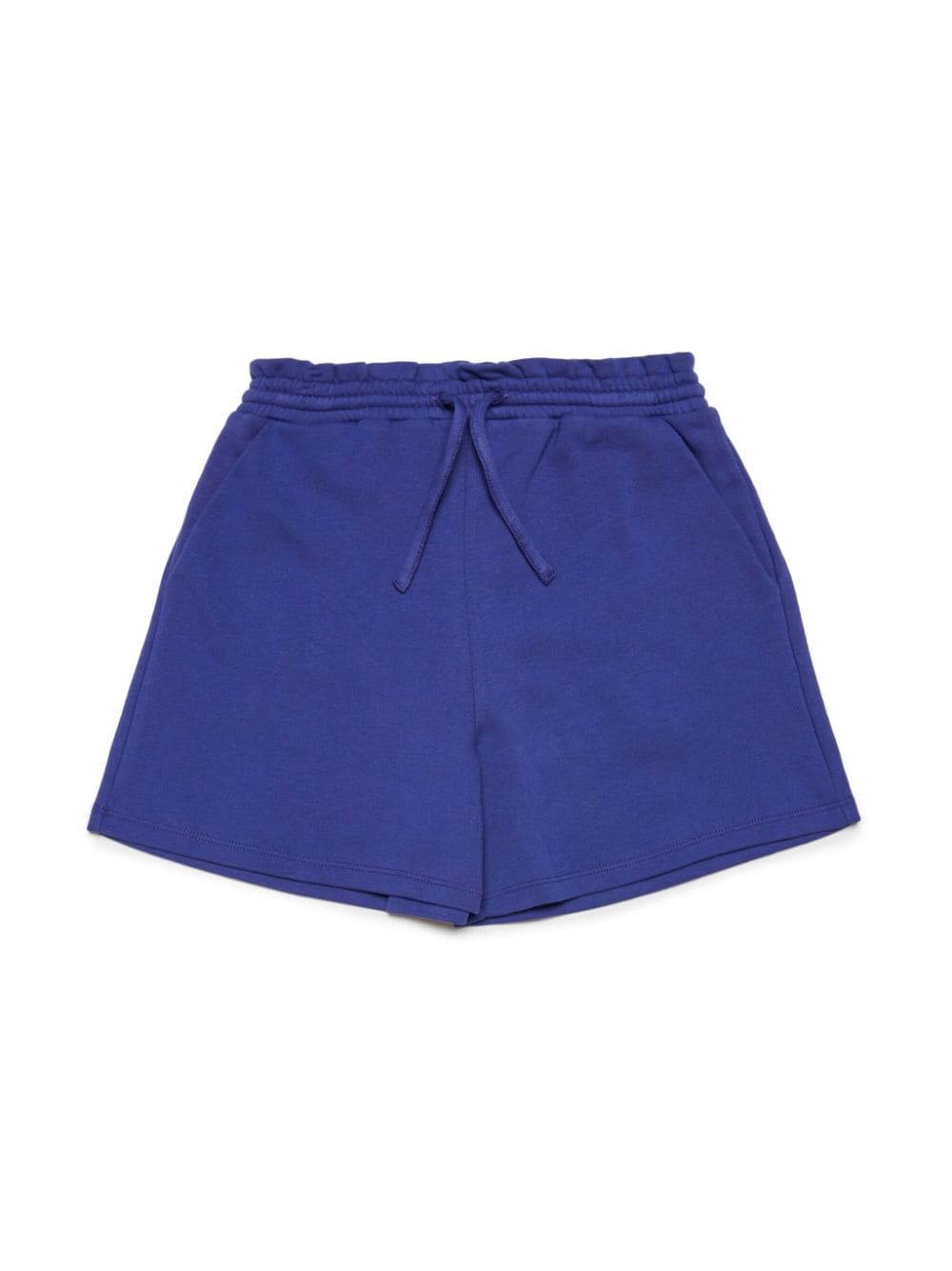 MAX&Co. Kids logo-embroidered cotton shorts - Blue von MAX&Co. Kids