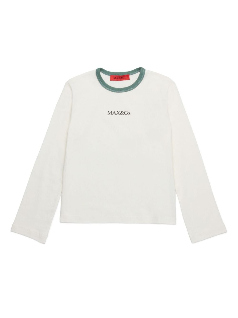 MAX&Co. Kids logo-print cotton T-shirt - White von MAX&Co. Kids