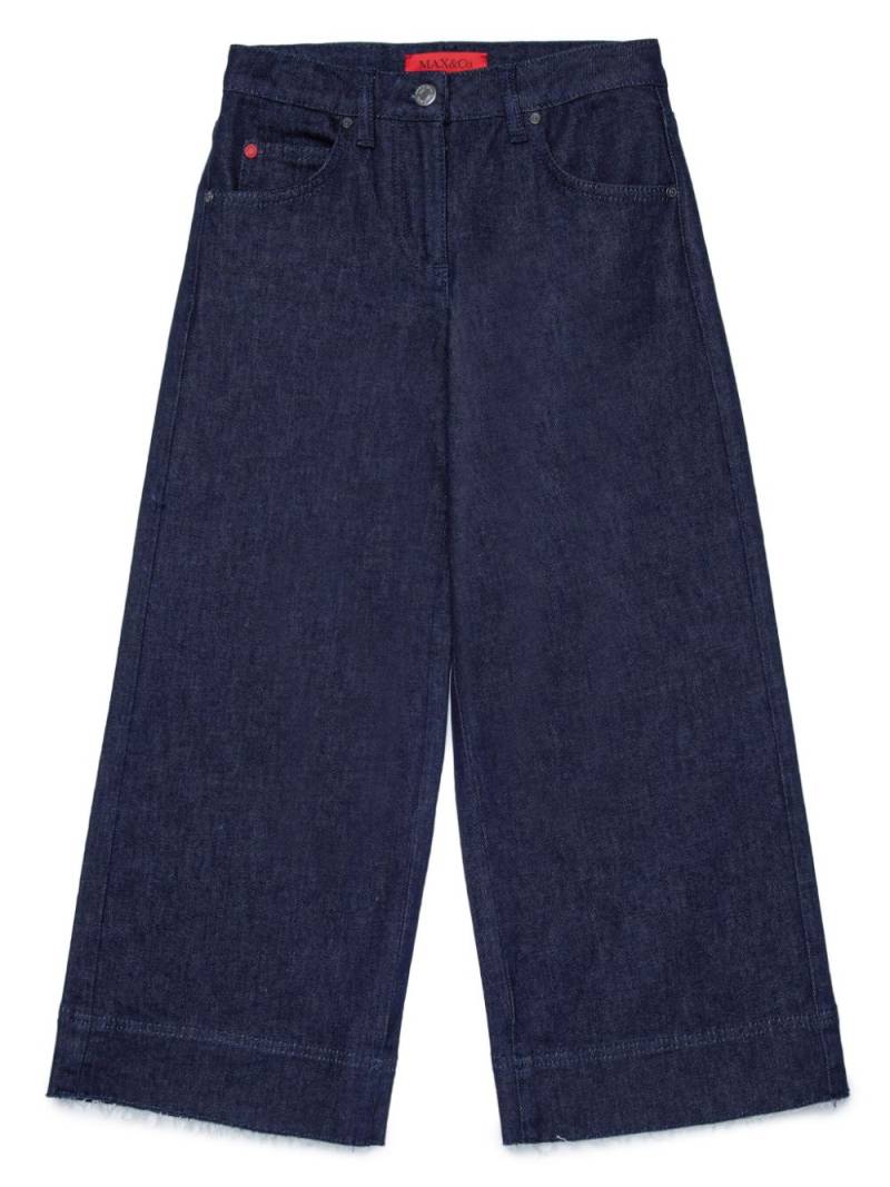 MAX&Co. Kids wide-leg cropped jeans - Blue von MAX&Co. Kids