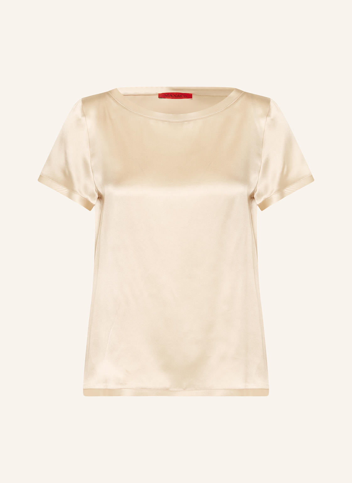 Max & Co. Blusenshirt Arabba Aus Seide beige Max & Co. Blusenshirt Arabba Aus Seide beige von MAX & Co.
