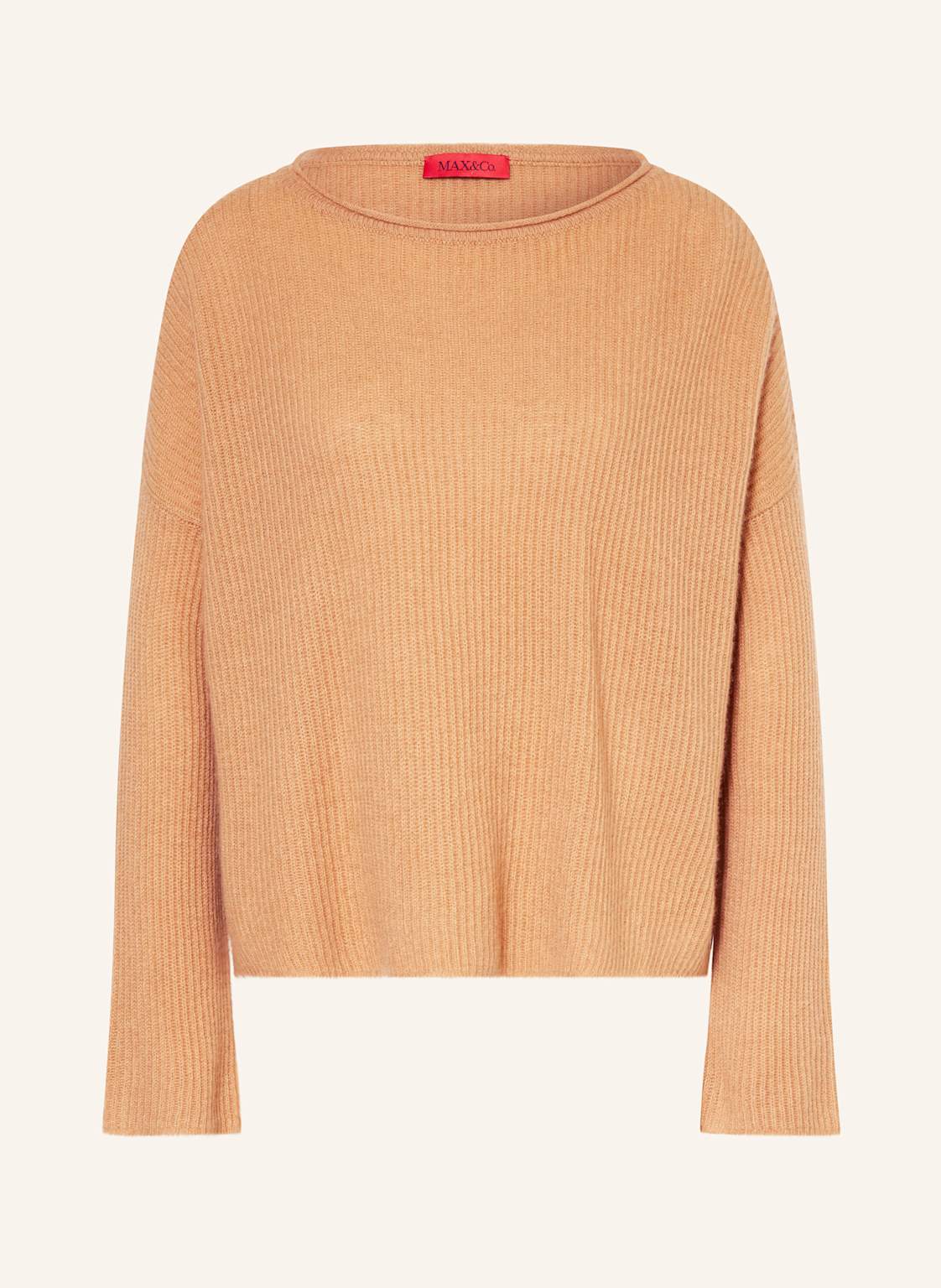 Max & Co. Cashmere-Pullover Baseball braun Max & Co. Cashmere-Pullover Baseball braun von MAX & Co.