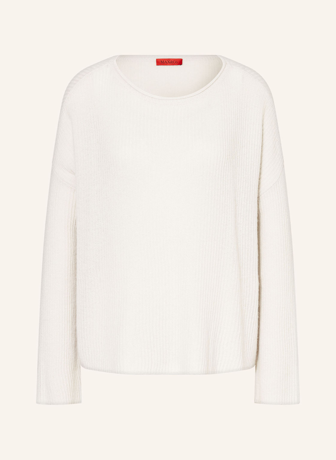 Max & Co. Cashmere-Pullover Baseball grau Max & Co. Cashmere-Pullover Baseball grau von MAX & Co.