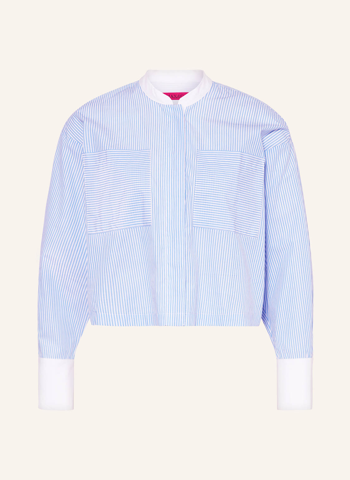 Max & Co. Cropped-Bluse Cala blau Max & Co. Cropped-Bluse Cala blau von MAX & Co.