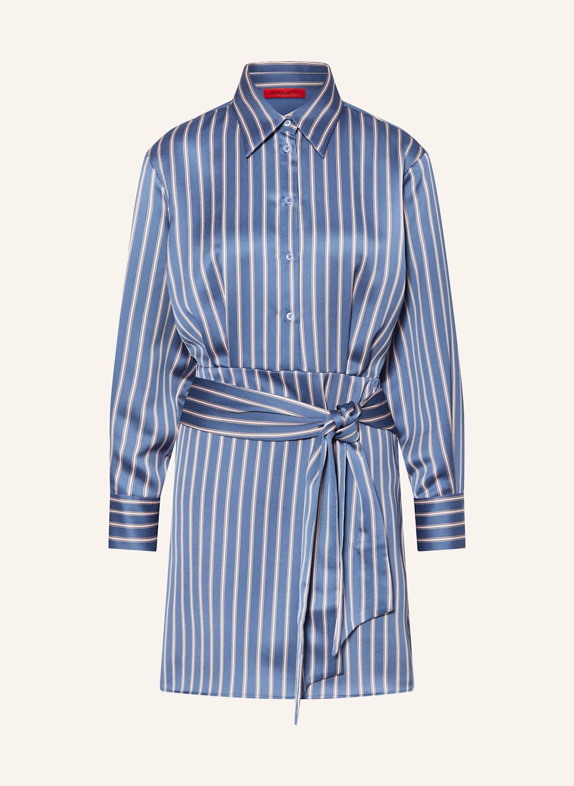 Max & Co. Hemdblusenkleid Nichols blau Max & Co. Hemdblusenkleid Nichols blau von MAX & Co.