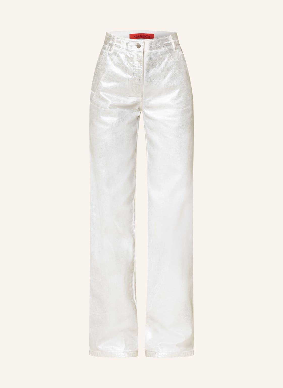 Max & Co. Jeans Basilio Straight Fit silber von MAX & Co.